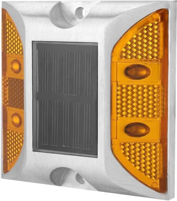 Solar Road Flashing Stud - Yellow