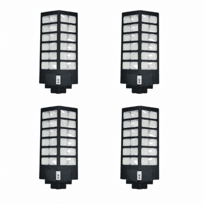 Set Of 4 - 2000W Solar Street Light with Sensor