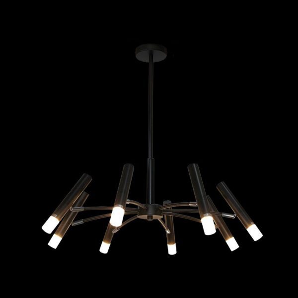 K-Light 3.5W G9 230V LED 8 Light Black Octopus Pendant - 3E-KLCH-1044/8
