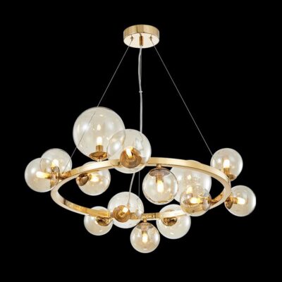 K-Light 3.5W G9 230V LED Round Bubble Glass Pendant -  A-KLCH-9226/14