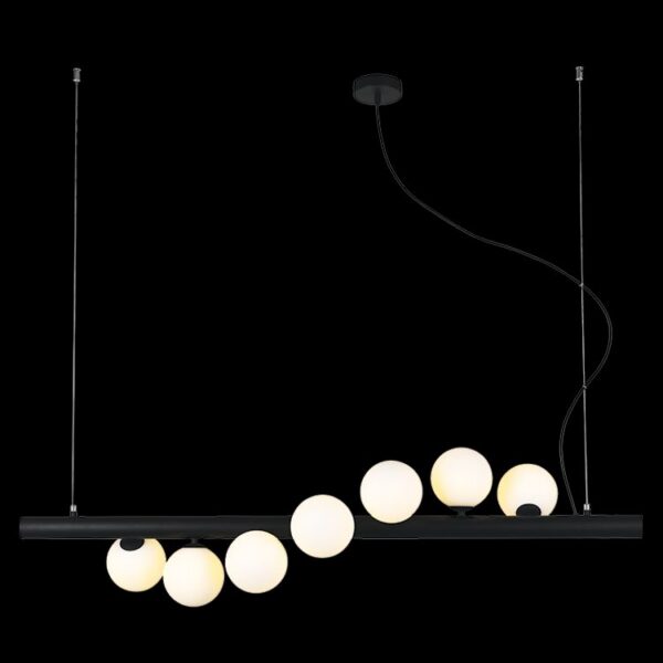 K-Light 3.5W G9 230V LED Black Spiral Pendant - T-KLCH-1477/BL