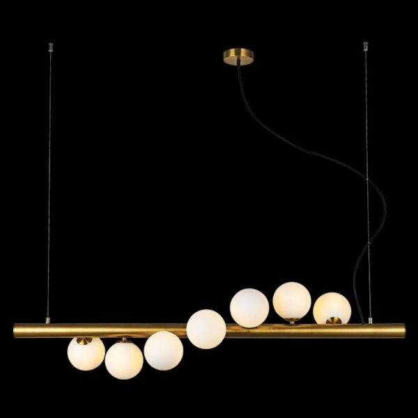K-Light 3.5W G9 230V LED Gold Spiral Pendant - T-KLCH-1477/GD