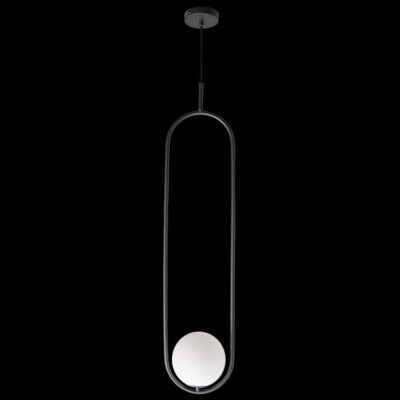 K-Light 3.5W G9 LED 230V Long Luna Charcoal Black Pendant - LW-KLCH-1100/BL