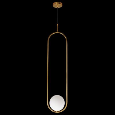 K-Light 3.5W G9 LED 230V Long Luna Gold Pendant - LW-KLCH-1100/GD