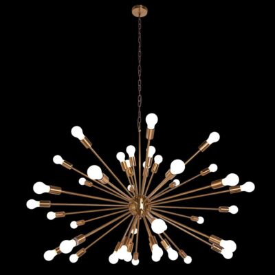 K-Light 40W E27 230V 40 Light Large Supernova Pendant - WE-KLCH-301/GD