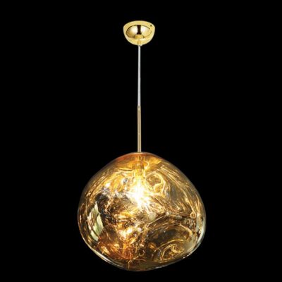 K-Light 40W E27 230V Large Golden Molten Pendant - DL-KLCH-9306/GD