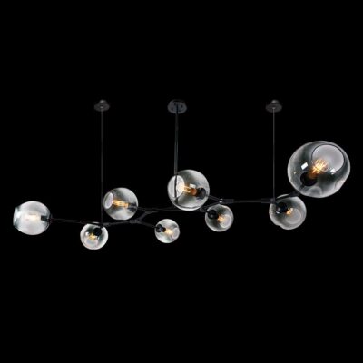 K-Light 40W E27 230V 8 Light Molecule Horizontal Pendant - GO-KLCH170-8/B