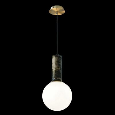 K-Light 5W G9 230V LED Black Marble Pendant - GO-KLCH-830/BL