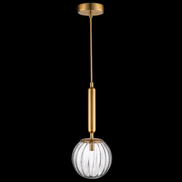 K-Light 3.5W G9 230V LED Fizz Pop 15cm Clear Glass Pendant - 3E-KLCH-105/AB