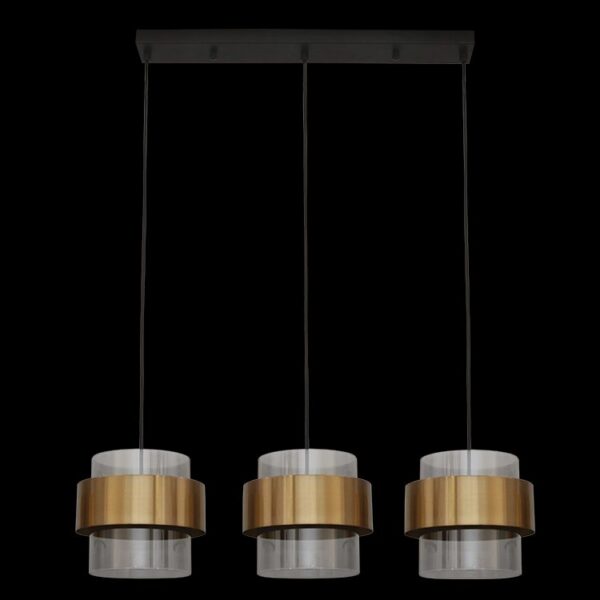 K-Light 3.5W G9 230V LED Bonbon Trio on a Bar - 3E-KLCH-101-3B