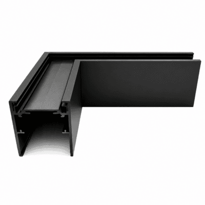 Mesmerize MagNiko Horizontal Corner For Surface Mount 4 Wire 3M Profile - ML-NKO-SM-HC