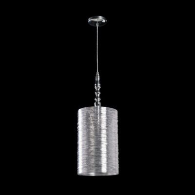 K-Light 60W E27 230V Acrylic Cylinder Clear Pendant - A-KLCH6136/CL