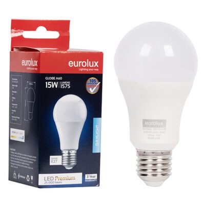 Eurolux A60 Premium 15W LED E27 6500K 105lm - G1034DL