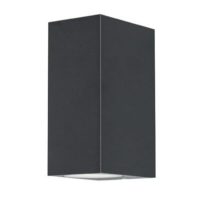 Radiant Bue Square Up & Down Outdoor Wall Light Black - RO431 (Copy)