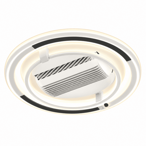 140W Modern Geometric Round LED Ceiling Fan Light - IS600-3006
