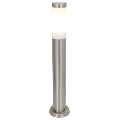 Eurolux Stainless Steel Plain Bollard Satin Chrome - O67SS
